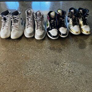 Air Jordan 1 Mid LOT – 4 Pairs – Size 12 – No Boxes